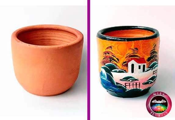 Tipos de macetas para tus plantas Macetas de barro terracota- Caro Lagos